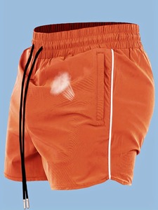 Short de sport d'été décontracté pour hommes Pantalon de course en plein air à séchage rapide avec poche à fermeture éclair Entraînement Fitness Conception à trois points - Product Image 5
