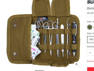 ชุดอุปกรณ์ผ่าตัดเล็กแบบขายส่ง พร้อมเครื่องมือสแตนเลส กระเป๋าแพทย์ คู่มือการใช้งาน สำหรับใช้ในโรงพยาบาล - Product Image 5