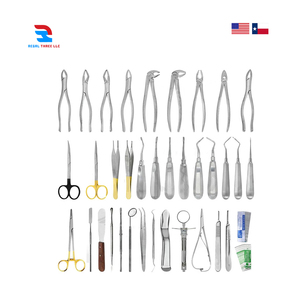 ชุดเครื่องมือผ่าตัดทันตกรรม45ชิ้นชุดเครื่องมือทันตกรรมสำหรับตรวจฟันและศัลยกรรมช่องปาก - Product Image 1