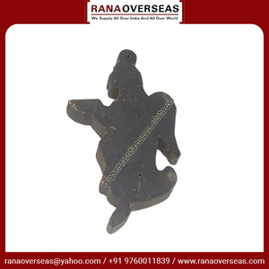Ornamento colgante de pared de madera hecho a mano, decoración de Navidad para interiores y exteriores, color negro - Product Image 2