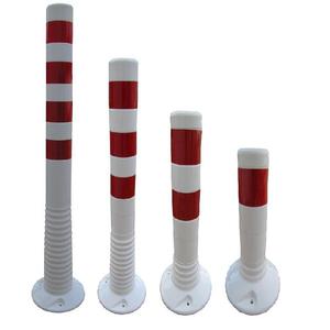 Palo di barriera flessibile "Flexipfosten Eco" Ø 80 mm, bianco, attraversabile - Product Image 1