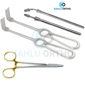 Ensemble chirurgical en acier inoxydable fabriqué au Pakistan, ensemble complet d'instruments chirurgicaux de chirurgie générale majeure par KAHLU ORTHOPEDIC - Product Image 4