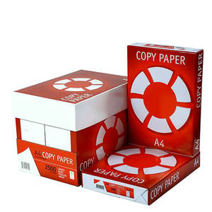 Papier de copieur d'imprimante A4 sur mesure 75gsm/80gsm rames blanches de papier de bureau feuilles d'impression à grande vitesse fournitures de bureau en vrac - Product Image 2