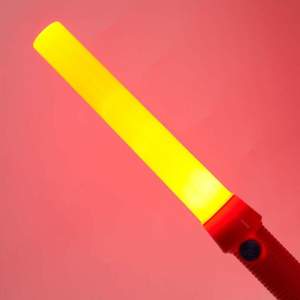 Bastone di Segnalazione per Controllo del Traffico Aereo con LED Rosso a Batteria - Product Image 1