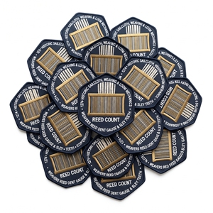 Parche Bordado Ovalado Personalizado al por Mayor, Insignia de Hilo de Lana con Borde Merrow, Fabricante de Emblemas Textiles para Ropa a Granel - Product Image 5