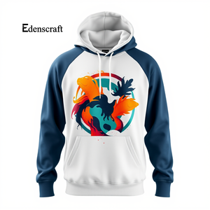 Urban Essentials Sweat à capuche imprimé pour hommes Pull décontracté Vêtements d'hiver Durable Doux Écologique Logo personnalisé Respirant Léger - Product Image 5