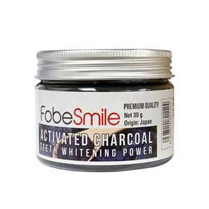 Nature FOBESMILE activé nouveau blanchiment des dents Vietnam charbon de bois 100% poudre japonaise 30g nettoyage des dents - Product Image 2