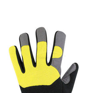 ถุงมือช่าง ถุงมือทำงานที่มีความทนทาน จับกระชับ พร้อมตาข่ายระบายอากาศและการเคลื่อนไหวที่ยืดหยุ่น ทำจากหนัง นีโอพรีน ปราศจากซิลิโคน ปรับแต่งได้ - Product Image 5