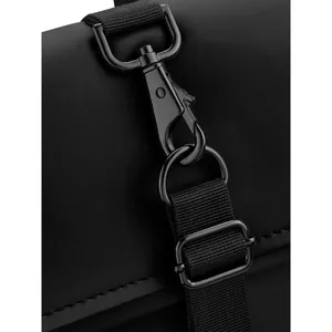 Matte PU Roll-<b>Top</b> Backpack Sustainable Promotional Merchandising Item - Product Image 5