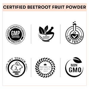 Polvo de fruta de remolacha | Beta Vulgaris, polvo de remolacha cruda orgánica, polvo de extracto de remolacha de pigmento rojo natural a precio a granel - Product Image 5
