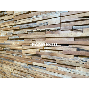 Modern <b>3D</b> Reclaimed Wall Panels with Geometric Pattern <b>Design</b> Soundproof for Household & Entertainment Villas Decor - Product Image 1