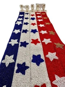 Vente en gros de lanières de luxe SEMINOLES FIGHT design perlées sangle de sac à main réglable dernier cri d'autres lanières - Product Image 5