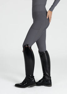 Leggings d'équitation légers pour femmes avec grip en silicone, respirants, en maille extensible, pantalons de performance, design personnalisé - Product Image 2