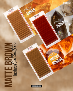 Extensiones de Pestañas Marrones CharmLash, Pestañas Marrones, Bandejas de Pestañas Personalizadas, PBT Coreano - Product Image 6