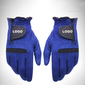 Vente chaude de gants de golf pour hommes avec un design unique en cuir véritable de couleur unie et de logo personnalisé pour une utilisation sportive - Product Image 5