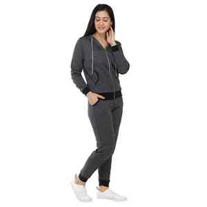 Survêtement doublé en polaire pour femmes sur mesure Respirant Fitness Training Jogging Survêtement pour la saison d'hiver Plus Size - Product Image 2