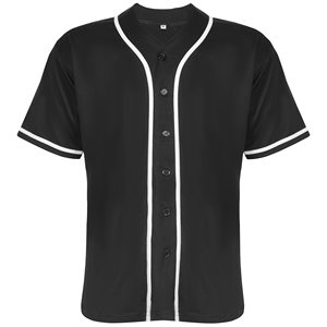 ชุดเสื้อเบสบอลสำหรับผู้ชายผู้หญิงชุดเสื้อกีฬาฮิปฮอปแบบเรียบไม่มีกระดุมพิมพ์ลาย - Product Image 1