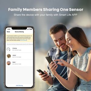 Tuya Wifi cửa sổ thông minh phát hiện độ dày cửa an ninh cuộc sống thông minh liên hệ với cảm biến Alexa Google Wifi Cảm biến cửa - Product Image 5