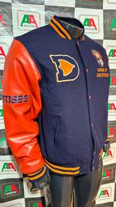 Chaqueta Universitaria de Béisbol con Bordado Chenille Personalizado, Teñido Liso, 100% Lana, Transpirable, de Secado Rápido, Estilo Urbano para Invierno - Product Image 6