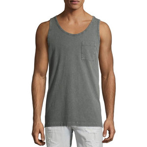 Maillot de corps sans manches 100% Polyester à séchage rapide pour homme, débardeur de Fitness, ample - Product Image 1