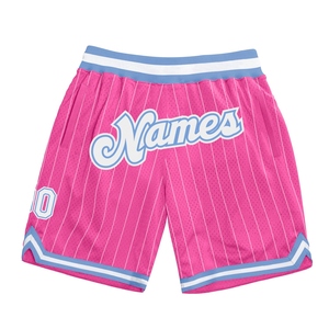 Industrie Direct Engro Sportswear Cómodo Personalizado Negro Púrpura-Rosa Hongos Alucinación Auténticos Pantalones cortos de baloncesto - Product Image 3