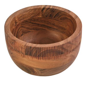 Bol rond en bois fait main en laiton AK bol de fruits secs décoratif pour vaisselle/ornements spéciaux - Product Image 3