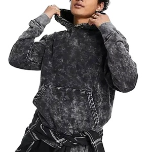 Sudadera con capucha al por mayor de fabricantes de ropa logotipo personalizado Sudadera con capucha de gran tamaño unisex Sudadera con capucha de peso pesado para hombre impresa personalizada - Product Image 1