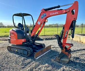 Miniexcavadora Kubota con motor diésel, excavadora Kubota con motor diésel - Product Image 5