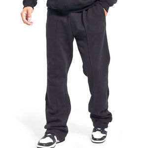 Hot Selling Casual <b>Men</b> Flared High Waist Eco-Friendly <b>Joggers</b> Factory Price OEM Lightweight Cotton French Terry Sweatpants - Product Image 1