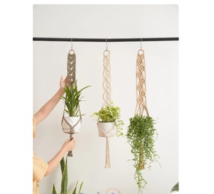 Macrame Plant Hanger, <b>Boho</b> Plant Holder Customized Macrame Plant Hanger for <b>Wall</b> and Window Decoration - Product Image 1