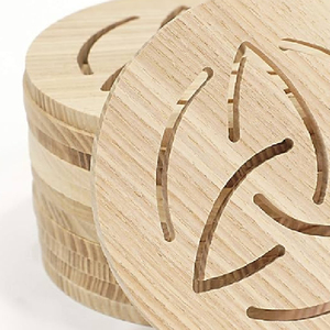 Juego de posavasos de madera natural hechos a mano, tapetes y almohadillas de mesa a granel de diseño personalizado, suministros a granel de bajo precio, compra directa al proveedor indio - Product Image 5