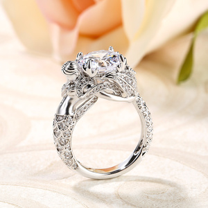 Bague sirène vintage Jeulia en argent sterling avec pierre précieuse en zircon réglable - Product Image 6