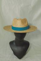 Chapeau Fedora Fait Main de Haute Qualité en Feuilles de Pandanus Naturelles Écologique pour Usage Unisexe - Activités de Pêche en Plein Air - Caryln