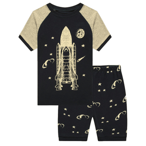 All New Premium Quality Wholesale High Quality <b>Men</b> Night Custom Pajama T-Shirt Style Cotton Short Sleeved <b>Men</b> Pajamas Set - Product Image 6