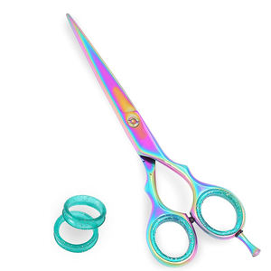 Ciseaux de coiffeur en acier inoxydable faits à la main de haute qualité poignée décalée ciseaux de coupe de cheveux Logo personnalisé produit de soins personnels de beauté - Product Image 1