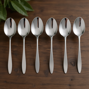 ชุดช้อนกาแฟ 6 ชิ้น สแตนเลส (10.8 ซม.) สไตล์โครเมียมเงา รุ่น FD6PN0622 - Product Image 3