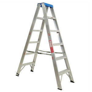 บันไดพับได้สองชั้นแบบทันสมัยบันไดบ้านคู่ใช้งานในอุตสาหกรรมใช้ในบ้านน้ำหนัก150กก. บันไดกันลื่นแบบกว้าง - Product Image 5