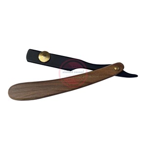 Sharp Edge Blade Barber <b>Shaving</b> Razors Custom Razors With <b>Wooden</b> Handle - Product Image 5