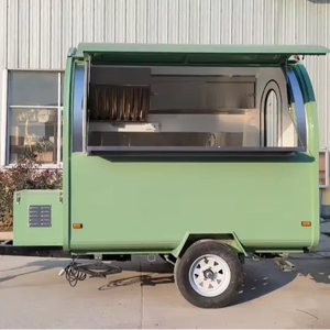 Small Green Food Trailer - Product Image 1