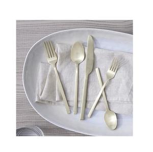 <b>Spoon</b> <b>Gold</b> Plating Flatware Cutlery Set for Wedding Restaurant Dinner Ware Use Best Manufacturer Wholesale Reusable Cutlery Set - Product Image 5