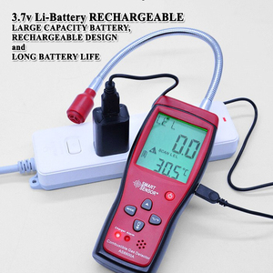 Smart Sensor AS8800A-rilevatore di combustione analizzatore di localizzatore di perdite di Gas portatile naturale - Product Image 5