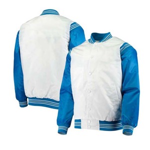 เสื้อแจ็กเก็ตเบสบอลกันน้ำแขนยาวผ้าแคนวาสแบบปักโลโก้ได้ตามต้องการ - Product Image 3