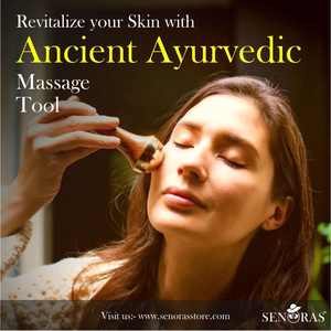 Highest Demand Senoras Ayurvedic Skincare's Bronze Kansa <b>Wand</b> <b>Facial</b> Spoon Tool for Glowing and Firm Skin for Export - Product Image 2