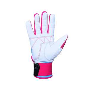 Guantes de bateo de béisbol de cuero personalizados Pro Grip, ligero y duradero para hombres, mujeres, tallas para jóvenes - Product Image 6