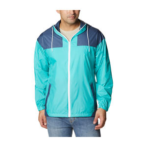 Vêtements d'extérieur OEM, dernier prix, veste coupe-vent pour homme, design pas cher, veste coupe-vent longue pour homme avec logo imprimé, vente en gros - Product Image 1