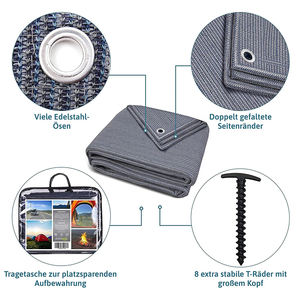 Tapis d'extérieur Tapis imperméable pour patio RV Tapis de <span class=keywords><strong>camping</strong></span> Tapis en plastique pour balcon Tapis de plage pour pique-nique - Product Image 5