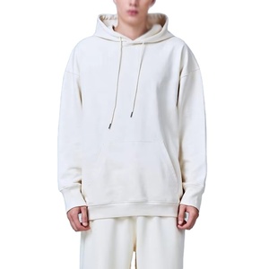 Sudadera con Capucha Extra Grande de Felpa Francesa 100% Algodón, Gruesa, de Alta Calidad, para Hombre, Estilo Vintage, Lavado Ácido - Product Image 6