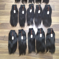 100% Remy naturel brut indien extensions de cheveux humains non transformés couleur claire fournisseur unique tissages paquets de cheveux indiens bruts