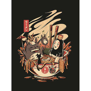 Impresión artística de Ramen Pool Party de Vincent Catana, elegante diseño de naturaleza muerta - Product Image 1