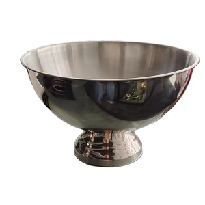 Seau à vin moderne, refroidisseur à champagne, élégant bol à glace en acier inoxydable pour boissons, accessoires de bar, essentiels pour les fêtes - Product Image 3